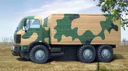 安多充气军事车